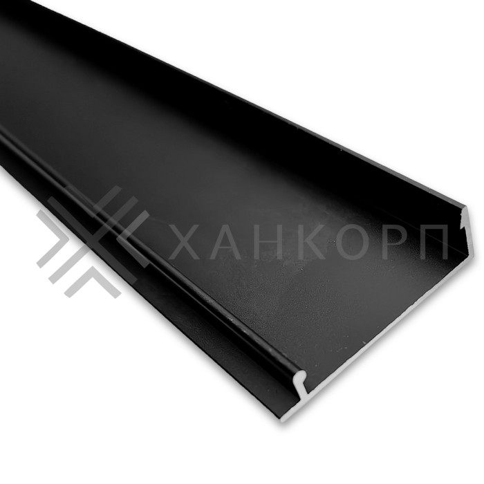 Крышка FKP-442.6 для профиля зажимного FKP-443, длина 6 м, алюминий/черный