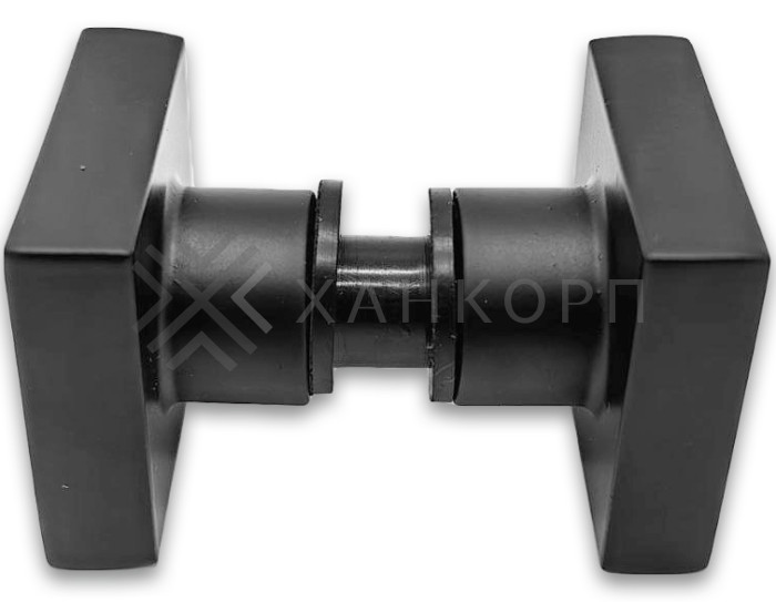 Ручка кноб FDR-30 квадратная, нержавейка/черный