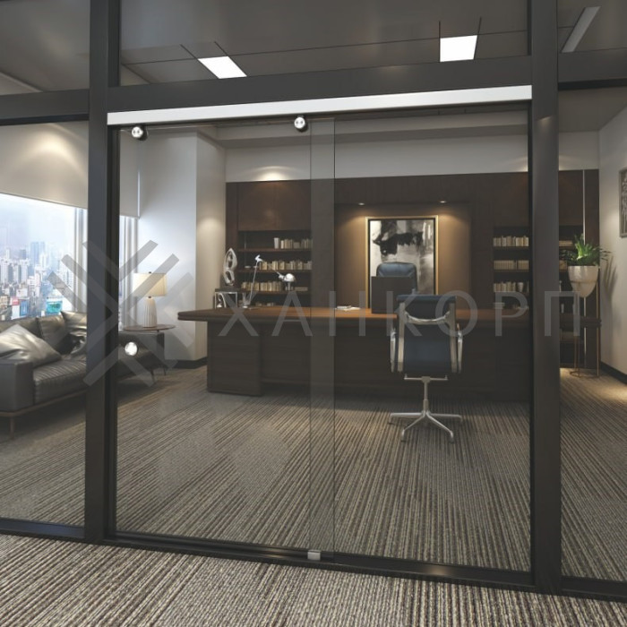 Трек FDS-111.2 для раздвижной системы FDS-11 с крышкой, длина 2 м, алюминий/матовый