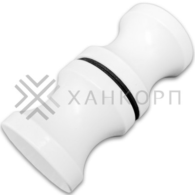 Ручка кноб FDR-40, нержавейка/белый