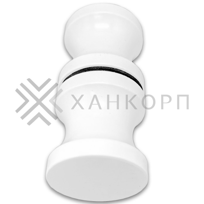 Ручка кноб FDR-40, нержавейка/белый