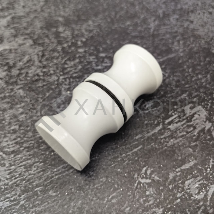 Ручка кноб FDR-40, нержавейка/белый