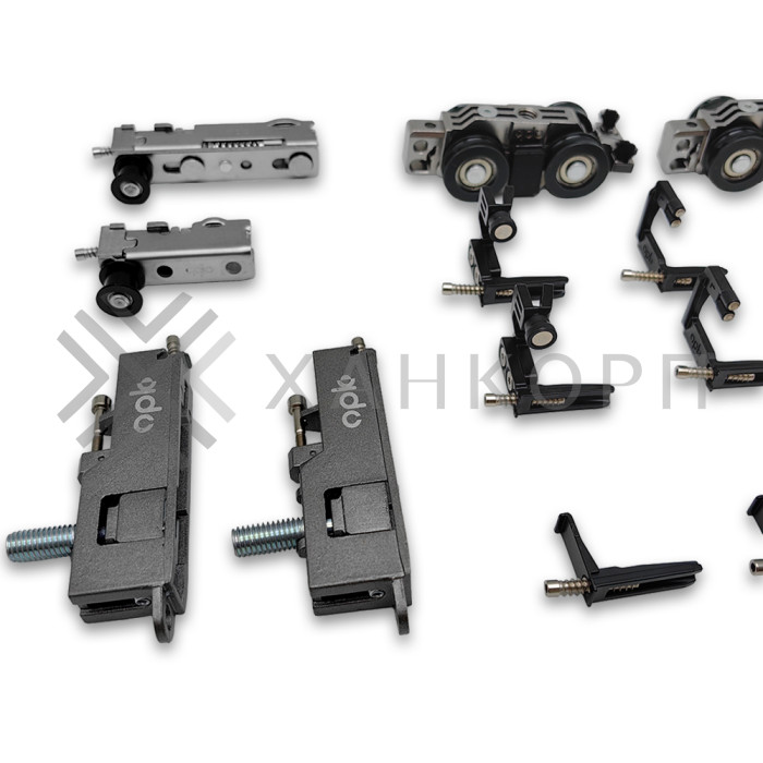 Механизм FDS-19.3L центральной двери для 3-х дверной раздвижной системы FDS-19, левое открывание