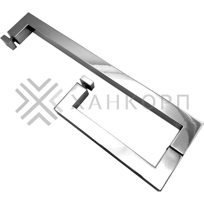 Ручка скоба FDR-72, 25x25x200x400х1.0 мм, нержавейка/полированный