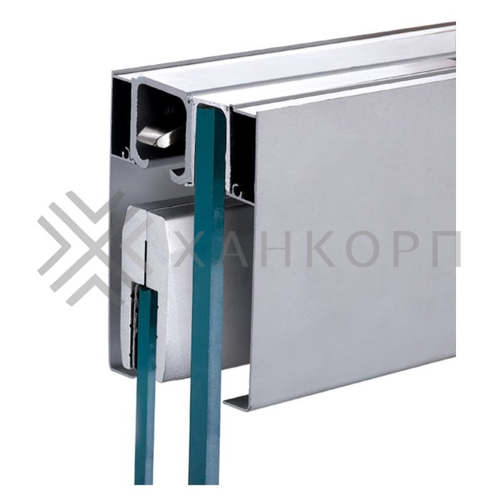Раздвижная система Венера FDS-15 для стеклянных дверей, алюминий/анодированный