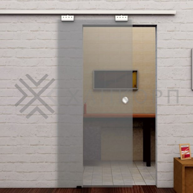 Раздвижная система Венера FDS-15 для стеклянных дверей, алюминий/анодированный