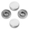 Держатель для зеркал FSZ-20 толщиной 4-8 мм Ø 20 мм (комплект 4 шт.), нержавейка/полированный