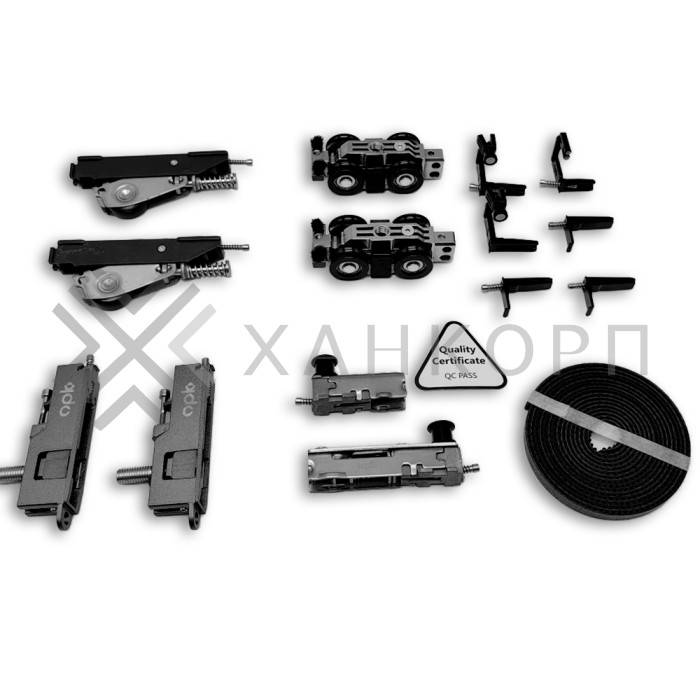 Механизм FDS-19.4R центральной двери для 4-х дверной раздвижной системы FDS-19, правое открывание
