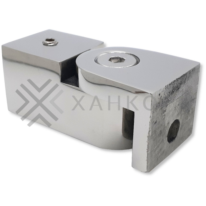 Крепление FDC-51 трубы 15х15 к стене 0°-180°, нержавейка/полированный