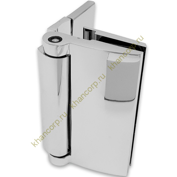 Петля Муза FDP-102 стена-стекло, открывание 90˚ наружу, латунь/хром