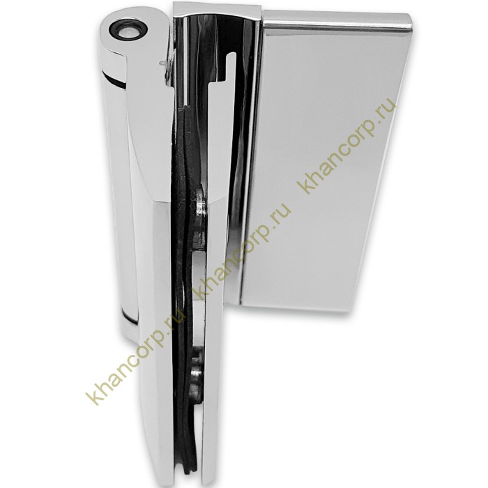 Петля Муза FDP-102 стена-стекло, открывание 90˚ наружу, латунь/хром