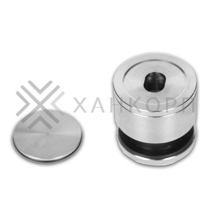 Точечное крепление FKK-27 с крышкой 19-26 мм без зенковки Ø35 мм рег.для стекла 10 мм, нержавейка/матовый