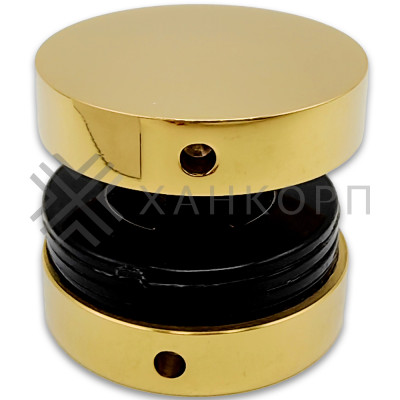 Коннектор FKF-32 для соединения стекол без сверления, нержавейка/золото