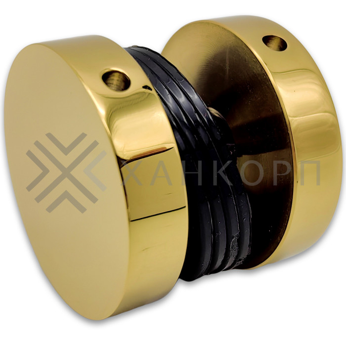 Коннектор FKF-32 для соединения стекол без сверления, нержавейка/золото