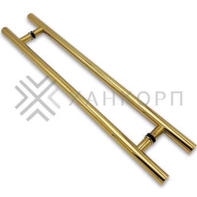 Ручка FKR-201 для стеклянных дверей 32x600х800 мм, нержавейка/золото