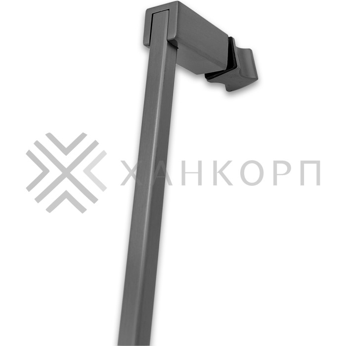 Ручка скоба FDR-709, 15х10х1000х1.0 мм, нержавейка/оружейная сталь