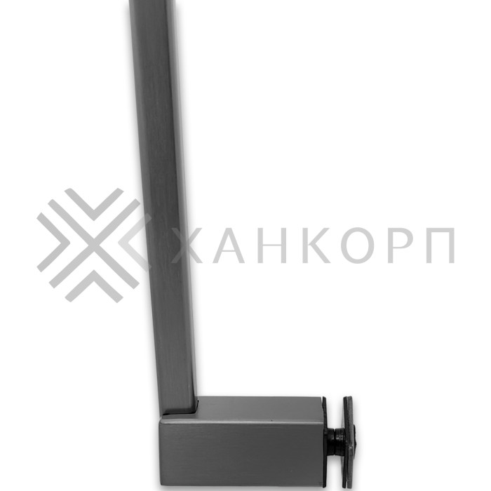 Ручка скоба FDR-709, 15х10х1000х1.0 мм, нержавейка/оружейная сталь