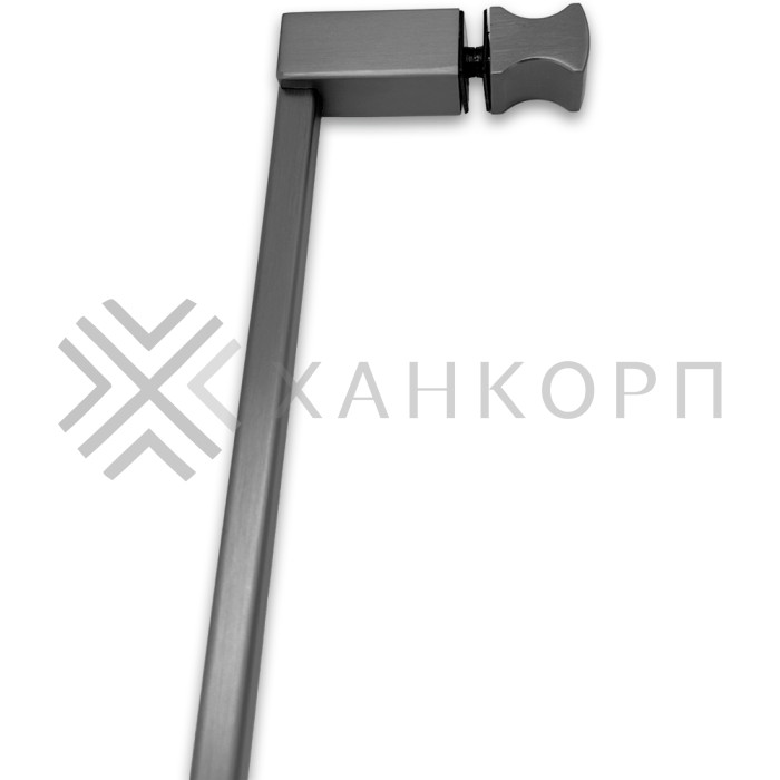 Ручка скоба FDR-709, 15х10х1000х1.0 мм, нержавейка/оружейная сталь