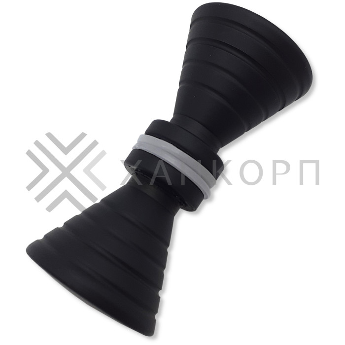 Ручка кноб FDR-41, нержавейка/черный