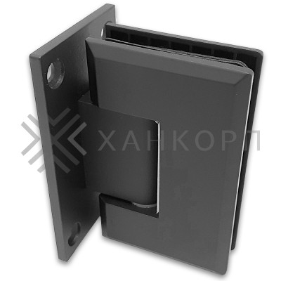 Петля Бета FDP-21 стена-стекло с центральным креплением, нержавейка/черный