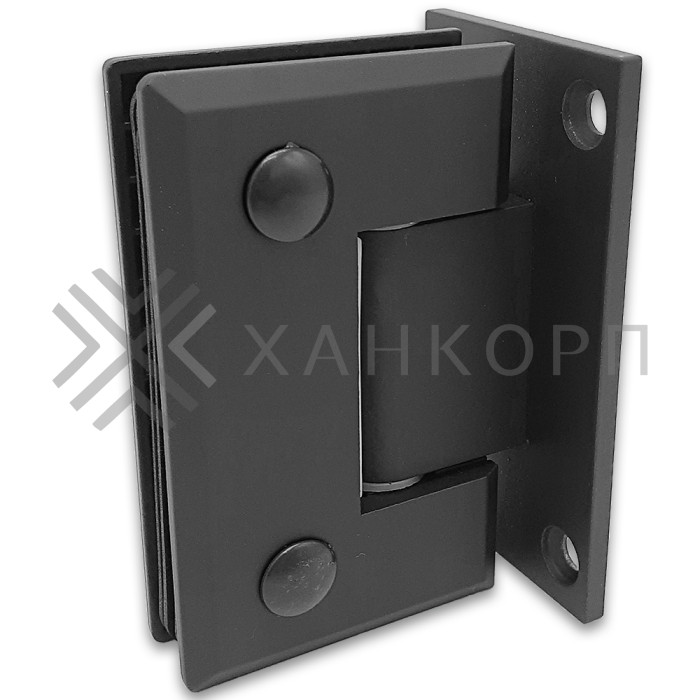 Петля Бета FDP-21 стена-стекло с центральным креплением, нержавейка/черный