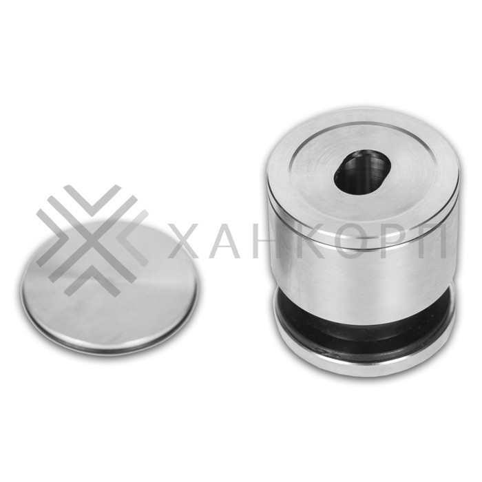 Точечное крепление FKK-28 с крышкой 22-32 мм без зенковки Ø35 мм рег.для стекла 10 мм, нержавейка/матовый