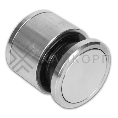 Точечное крепление FKK-28 с крышкой 22-32 мм без зенковки Ø35 мм рег.для стекла 10 мм, нержавейка/матовый