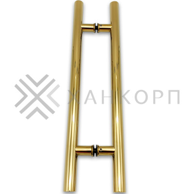 Ручка FKR-206 для стеклянной двери 32x400х600х1 мм, нержавейка/золото