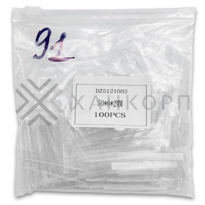 Прокладка FDA-91, полоска 50х6х2 мм, пакет 100 шт, ПВХ/прозрачный
