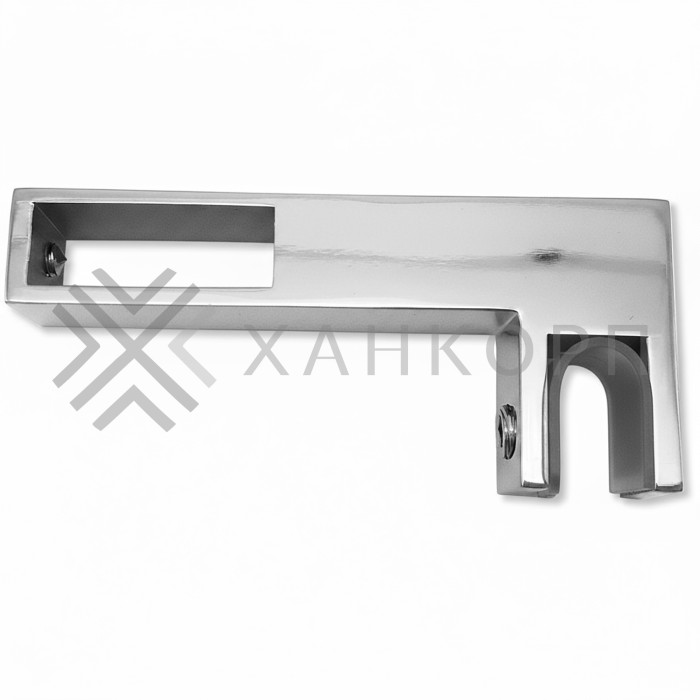 Держатель стекла FDC-35 сквозной 30х10 горизонтальный, нержавейка/полированный