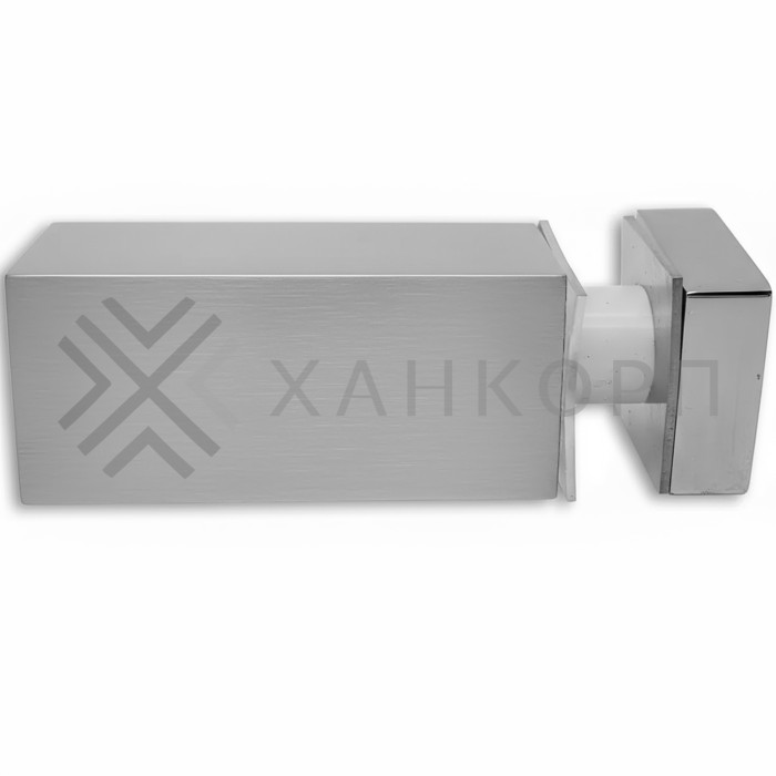 Крепление FDC-54 трубы 15х15 к стеклу, нержавейка/матовый