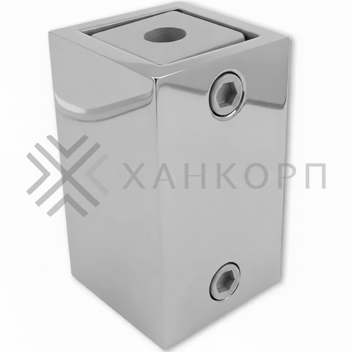 Крепление FDC-60 трубы 15х15 к стене, нержавейка/полированный