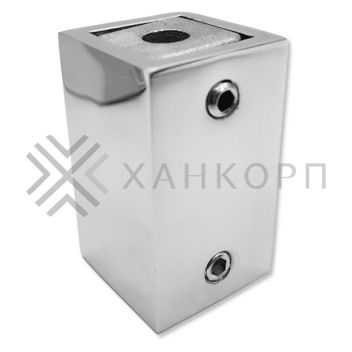 Крепление FDC-60 трубы 15х15 к стене, нержавейка/полированный