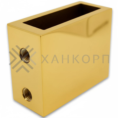 Крепление FDC-30 трубы 30х10 к стене, нержавейка/золото