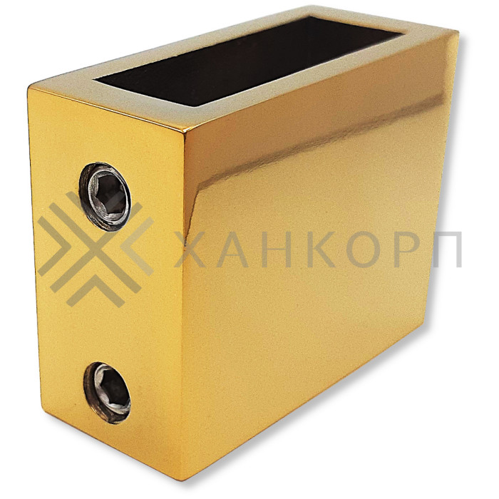 Крепление FDC-30 трубы 30х10 к стене, нержавейка/золото