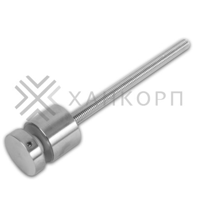 Стеклодержатель FKK-42.1, 10х30 мм Ø40 мм М12x1.75 для стекла, нержавейка/матовый