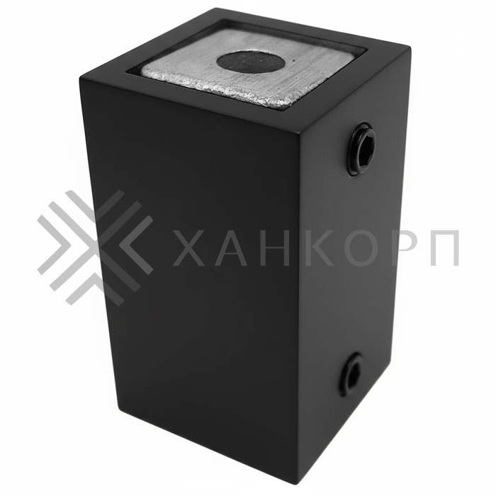 Крепление FDC-60 трубы 15х15 к стене, нержавейка/черный