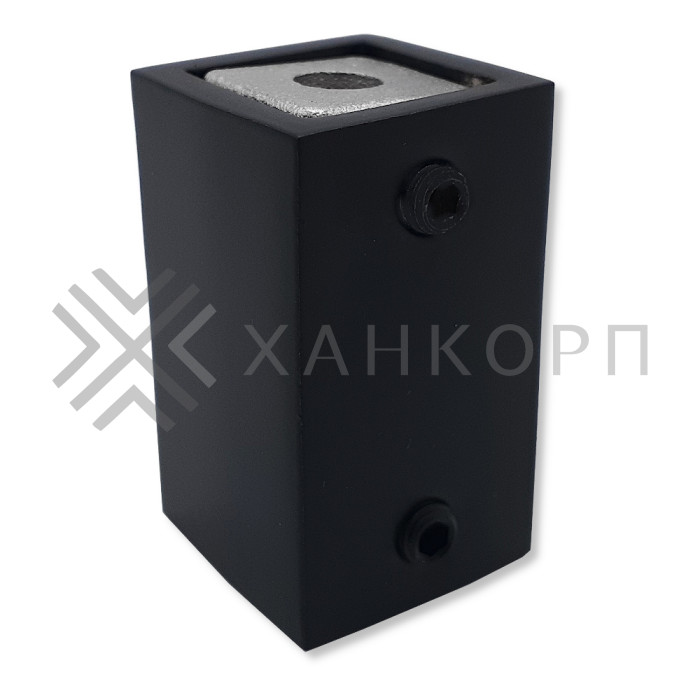 Крепление FDC-60 трубы 15х15 к стене, нержавейка/черный