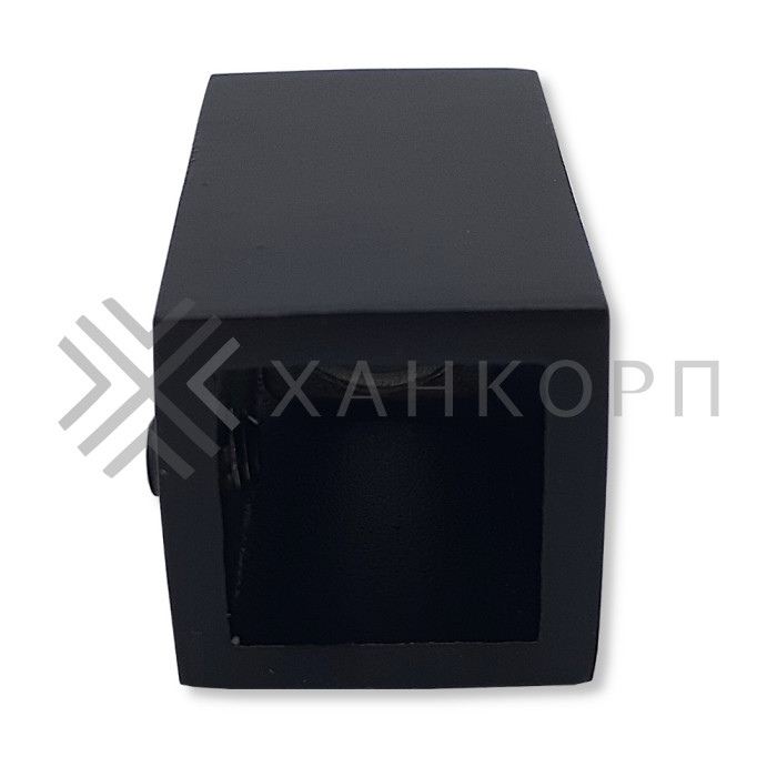 Крепление FDC-60 трубы 15х15 к стене, нержавейка/черный