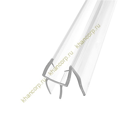 Уплотнитель ПРЕМИУМ нижний прозрачный 1,1 м под стекло 6 мм FDPP-436.6