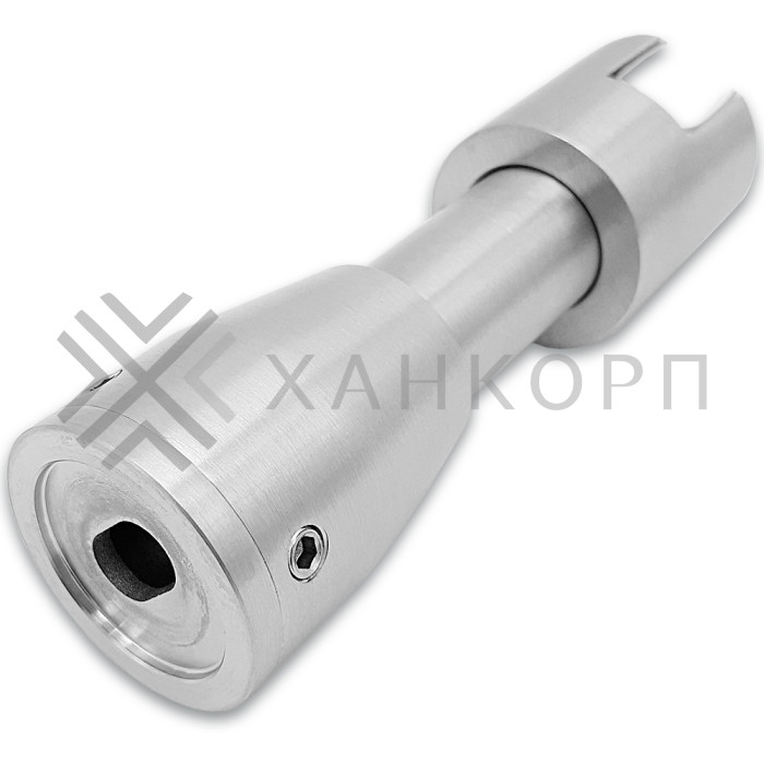 Стойка FOS-06 для перегородок без сверления, нержавейка/матовый