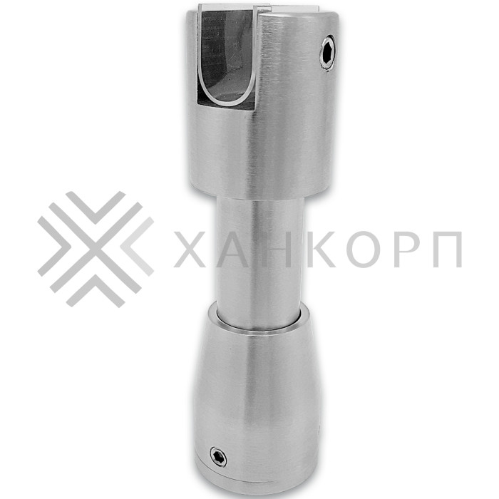 Стойка FOS-06 для перегородок без сверления, нержавейка/матовый