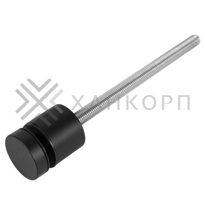 Стеклодержатель FKK-42.1, 10х30 мм Ø40 мм М12x1.75 для стекла, нержавейка/черный