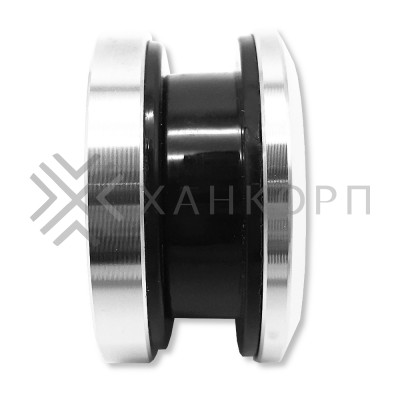 Точечное крепление FKK-23, 6 мм без зенковки Ø35 мм для стекла 10-12 мм, нержавейка/матовый