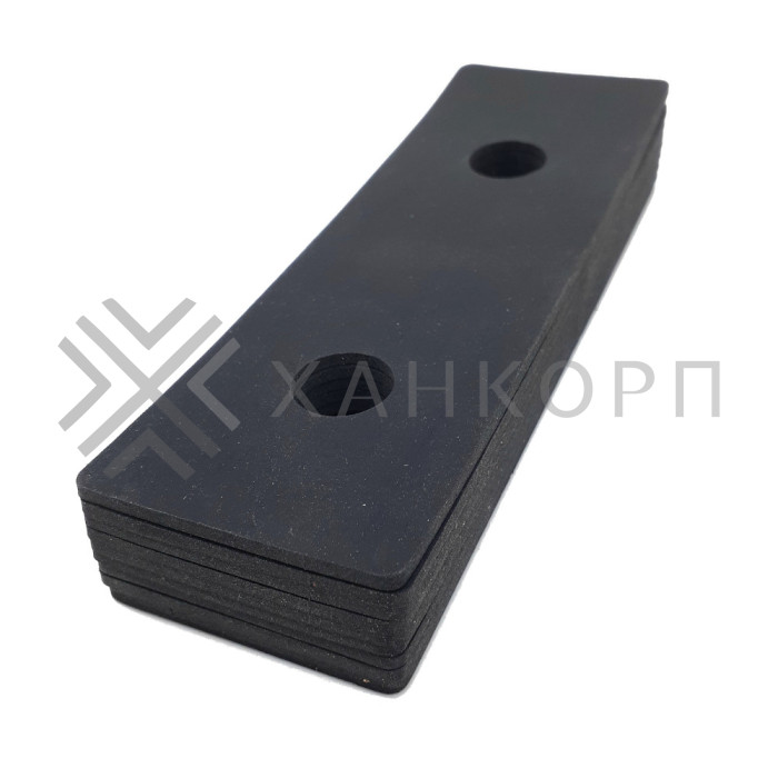 Комплект резиновых прокладок FOA-05 для стойки FOS-05, 10 шт, черный