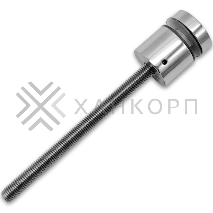 Стеклодержатель FKK-42.1, 10х30 мм Ø40 мм М12x1.75 для стекла, нержавейка/полированный