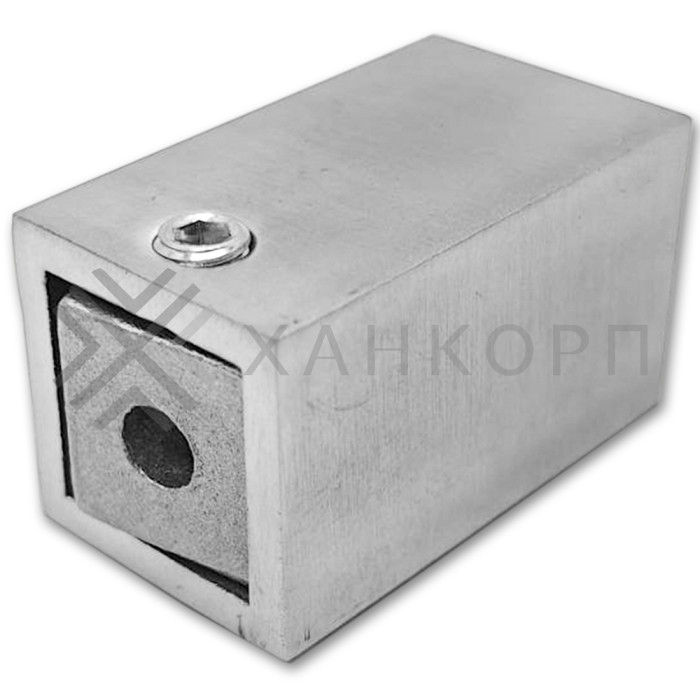 Крепление FDC-60 трубы 15х15 к стене, нержавейка/матовый