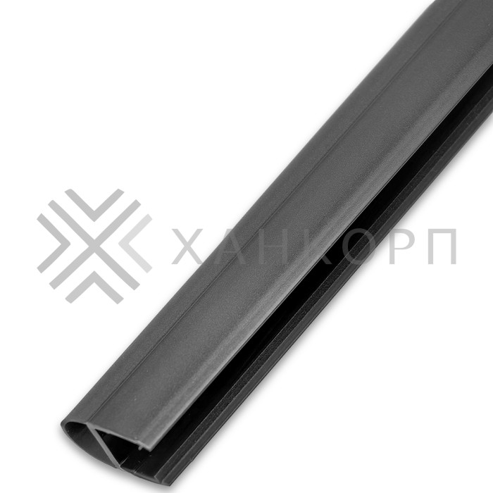 Уплотнитель ПРЕМИУМ А-образный серый 2.5 м под стекло 8 мм FDPP-414.8