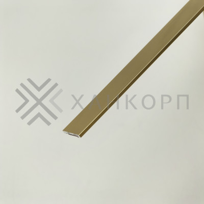 Планка FDPA-79.3 для имитации лофт перегородок 1,7х18х3000 мм самоклеющаяся, алюминий/золото