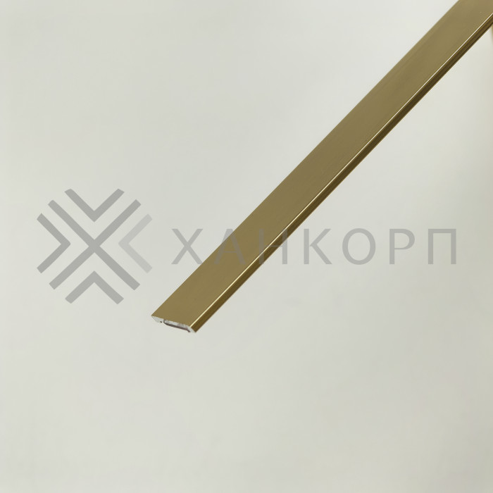 Планка FDPA-79.3 для имитации лофт перегородок 1,7х18х3000 мм самоклеющаяся, алюминий/золото
